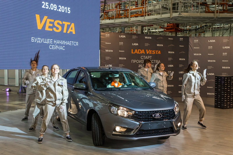 Первая LADA Vesta 25.09.2015